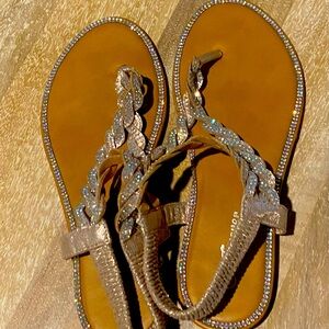 Sparkly sandals